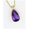 Image 3 : Marvelous Amethyst and Diamond Pendant
