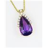 Image 3 : Marvelous Amethyst and Diamond Pendant