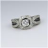 Image 1 : Dazzling Black and White Diamond Ring