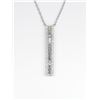 Image 1 : Brilliant Contemporary ‘EFFY’ Diamond Pendant