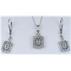 Image 2 : Lovely Art Deco Inspired Diamond Pendant