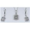 Image 3 : Lovely Art Deco Inspired Diamond Pendant