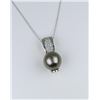 Image 2 : Elegant Fine Black South Sea Pearl Pendant