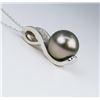 Image 3 : Elegant Fine Black South Sea Pearl Pendant