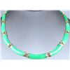 Image 2 : Exquisite Fine Quality Apple Green Jade Necklace