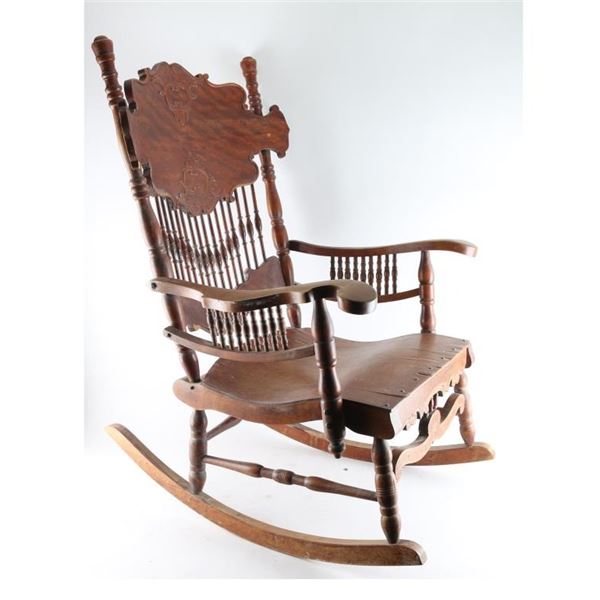 Beautiful Antique Victorian Rocker