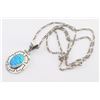 Image 1 : Opal & Sterling Pendant on Chain