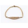 Image 1 : Ladies Gold Rope & Diamond Bracelet