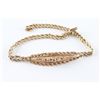Image 2 : Ladies Gold Rope & Diamond Bracelet
