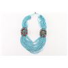 Image 3 : Ethnic Blue Beaded Necklace