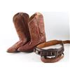 Image 2 : Western Lot - Boots, Hats and Belts