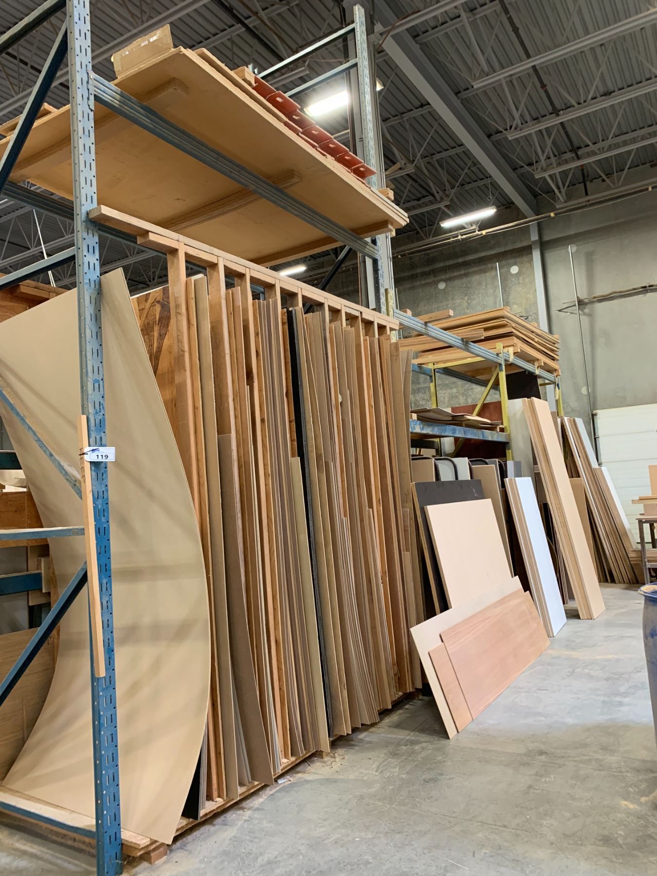 3 BAYS OF PALLET RACKING 18FTX10FTX10FT AND CONTENTS-LARGE QUANTITY OF ...