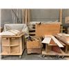 Image 4 : LARGE GROUP OF WORKSHOP STORAGE CABINETS/HARDWARE/PLATFORM DOLLIES/WOOD PIECES/ETC