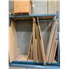 Image 2 : 1 BAY PALLET RACKING UNIT AND CONTENTS-LARGE QUANTITY OF WOOD FURNITURE MANUFACTURING STOCK