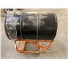 Image 3 : BARREL DOLLY WITH BARREL AND BRASS TAP