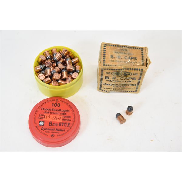 Box Lot .22/6mm BB Caps
