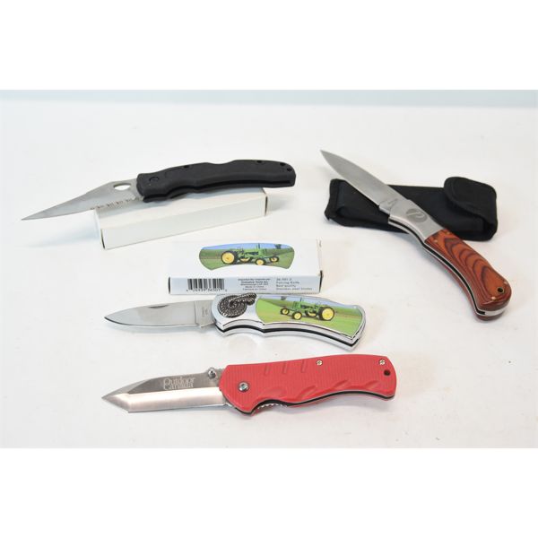 Box Lot 4 Knives