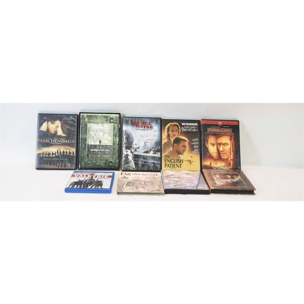 Box Lot World War WWI & WWII DVDs 