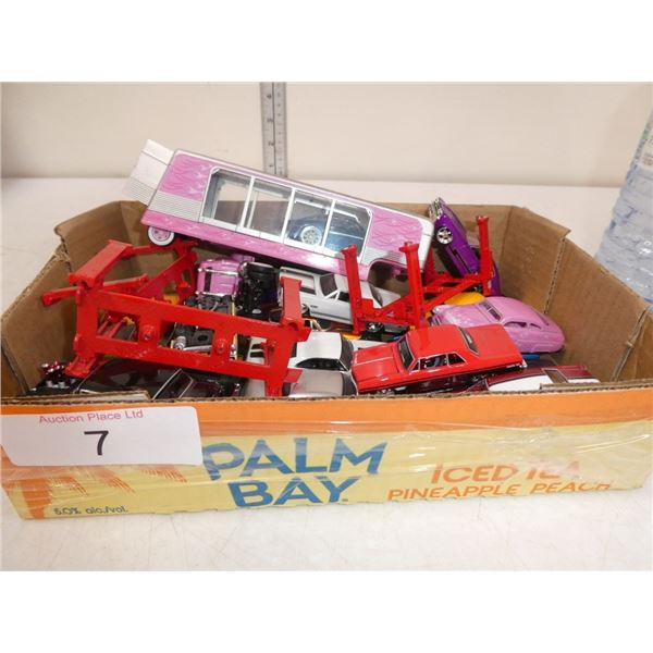 miniature die cast cars/car hauler/car lifts