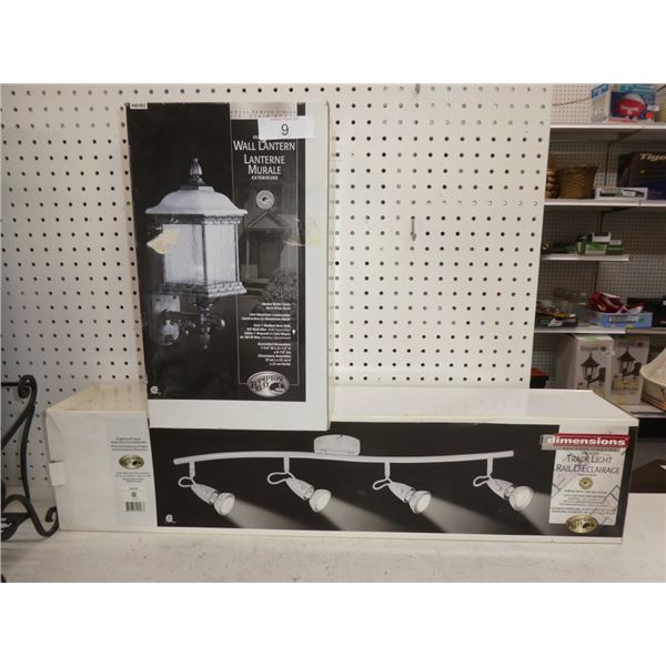 wall lantern, track light