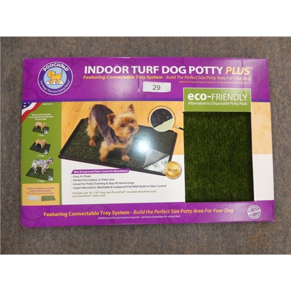indoor turf dog potty plus