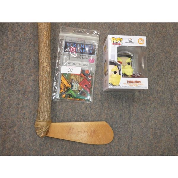 wooden stick, Scramble Squares, Pop! Torbjorn