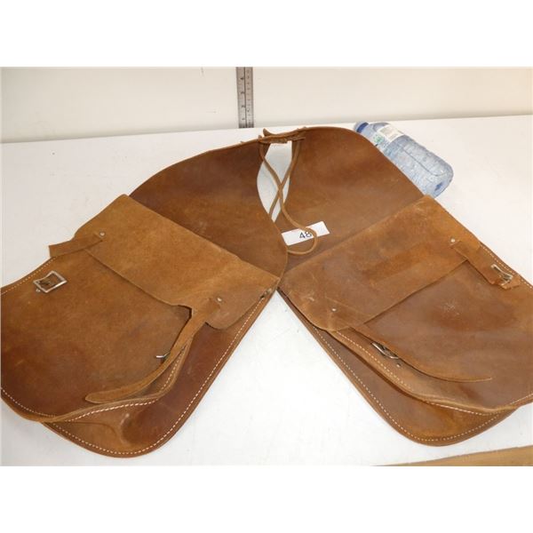 leather saddle bags