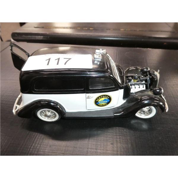 vintage Kentucy state police car
