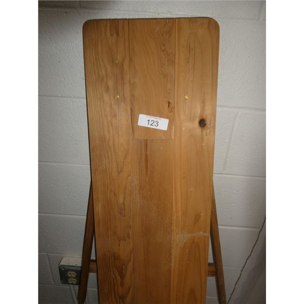 vintage wooden ironing board "The Princess"