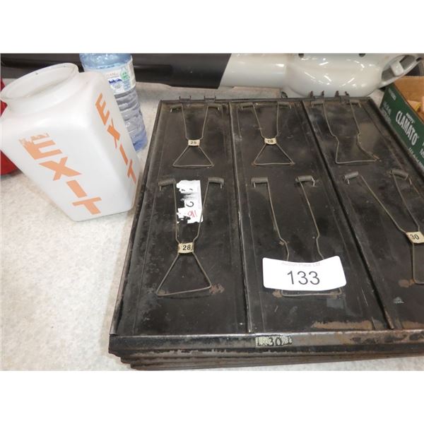 Vintage Time card holder / invoice