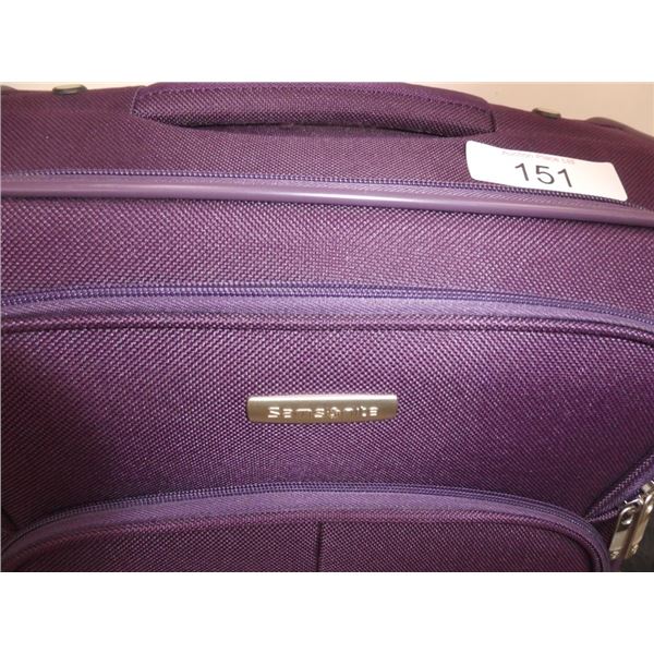 samsonite suitcase on wheels