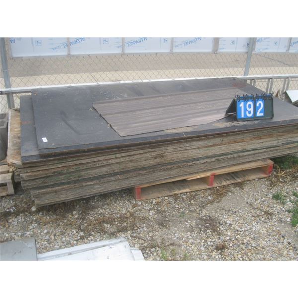 12.5-Sheet of 4' x 8' x 1" OSB board