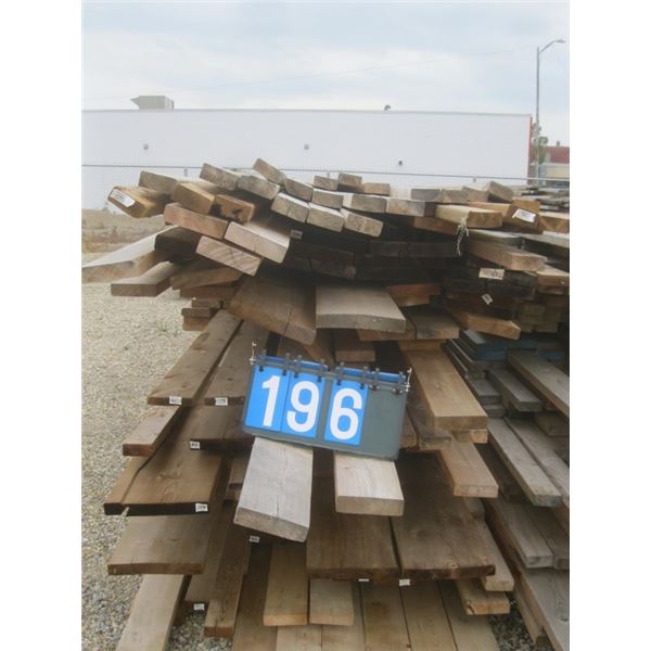 Large bundle of Lumber Consisting of