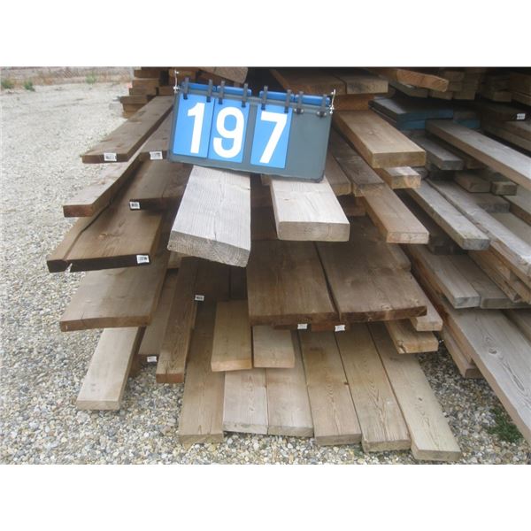 Large bundle of Lumber Consisting of