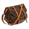 Image 2 : Louis Vuitton Brown Monogram Canvas Leather Saumur 43 Messenger Bag