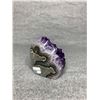 Image 2 : HIGH GRADE SPECIMEN AMETHYST GEODE (URUGUAY) RETAIL $1200 APPROX 2.5"X2"