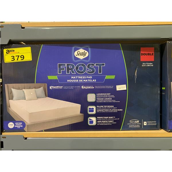 SEALY FROST DOUBLE SIZE MATTRESS PAD