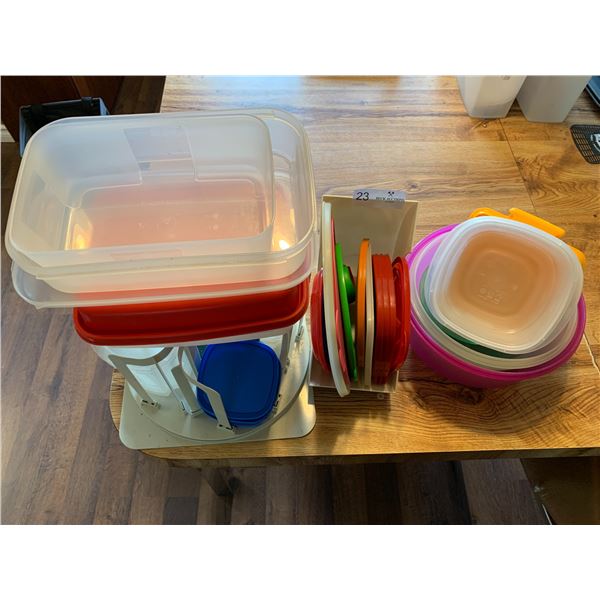 Lot of Tupperware and Plastic Storage Approx. 20pcs