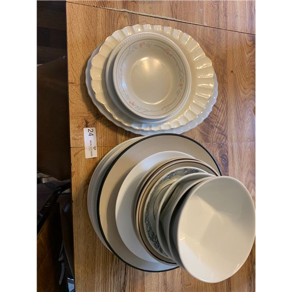 Assorted Dishware Approx. 20pcs