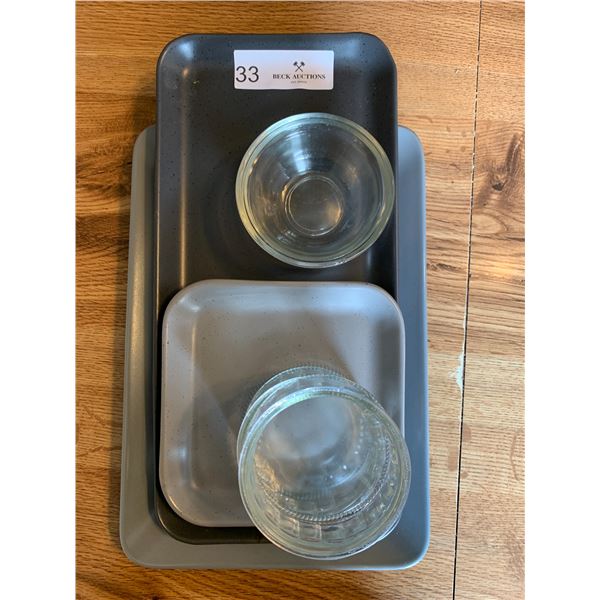 Assorted Servingware Approx 5pcs