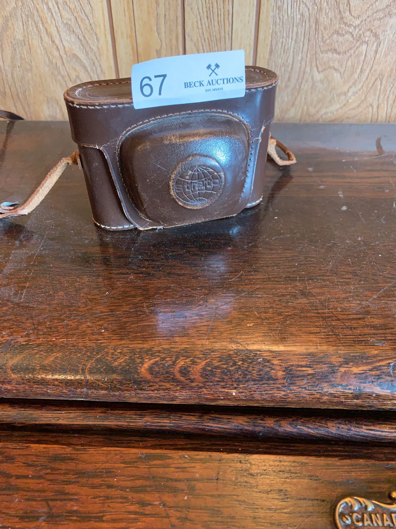 Vintage Strato - 35 Camera w/ Leather Case - Beck Auctions Inc.