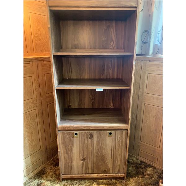 Wooden Bookshelf 74H x 31W x 18D