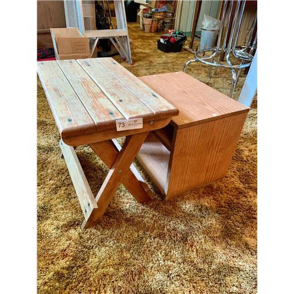 Pair of Wooden Side Tables