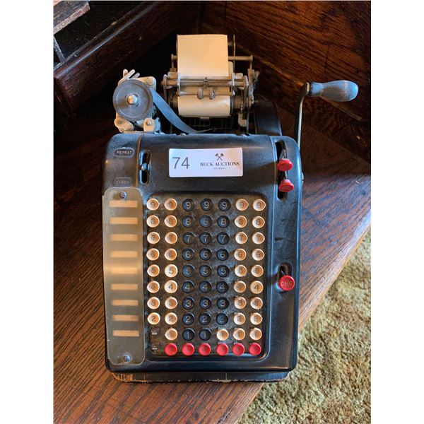 Vintage Adding Machine
