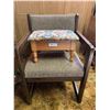 Image 1 : Vintage Wooden Chair and Foot Stool