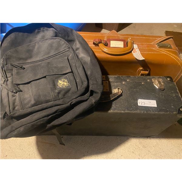 Vintage Luggage, Vintage Instrument Case and Backpack