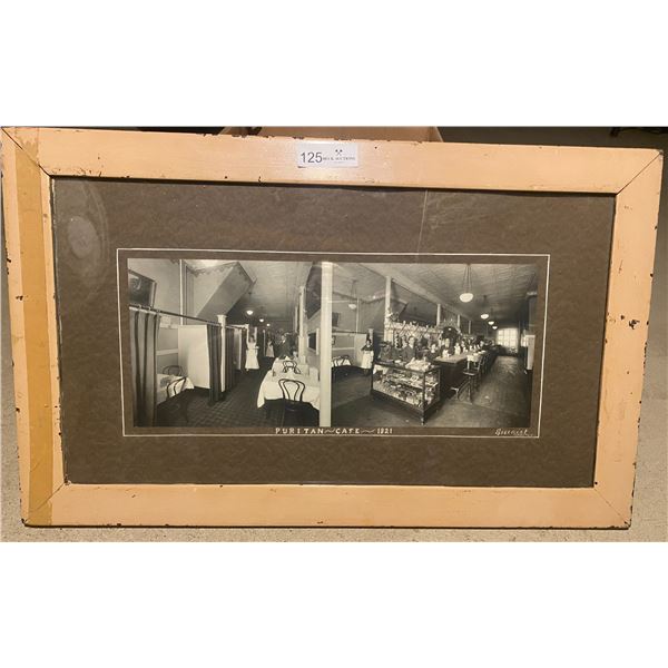 Framed Print The Puritan Cafe by Sigerist - 30W x 18H