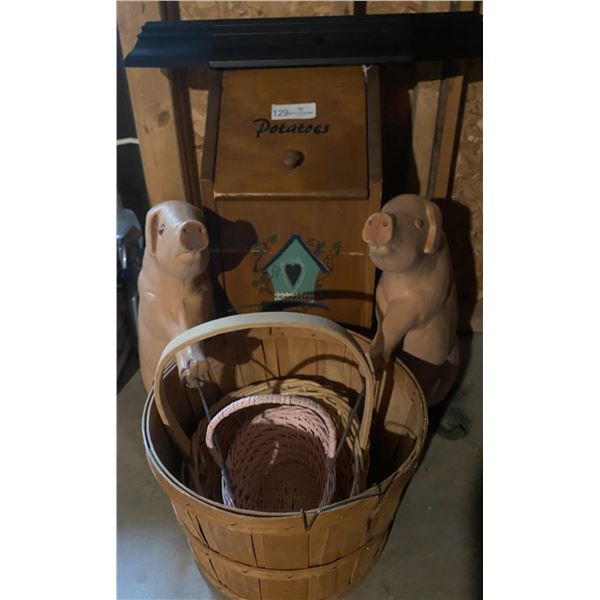 Vintage Potatoe Box and More