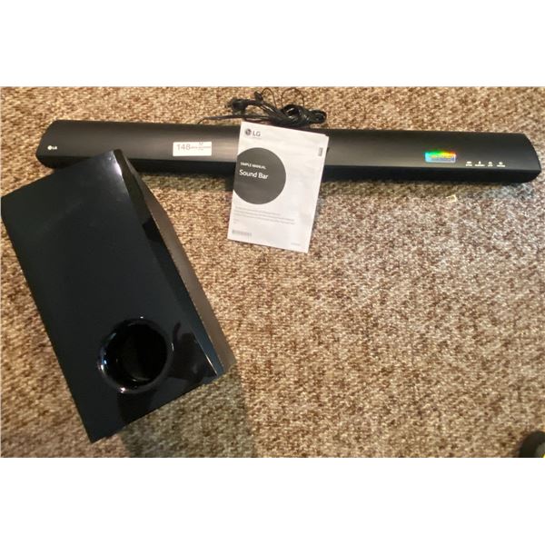 LG Simple Soundbar and Subwoofer Model: SH2