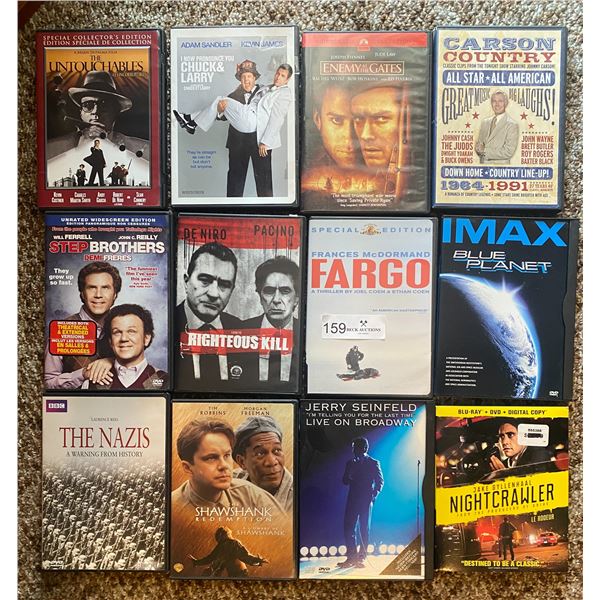 Assorted DVD's Approx 10pcs